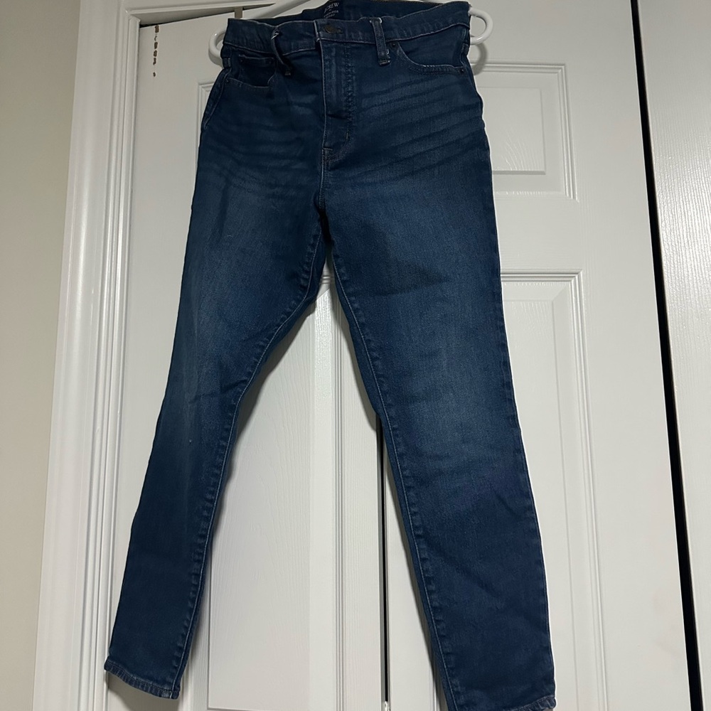 J. Crew Women's Skinny Jeans - Dark Blue